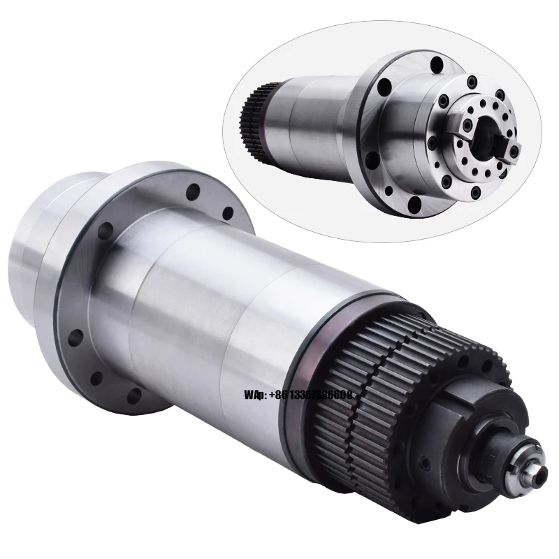 

6000rpm 90mm Cylinder Milling Belt Drive Atc Spindle Bt30 Cnc Router Spindle Motor Bt30 Atc Spindle Motor Kit