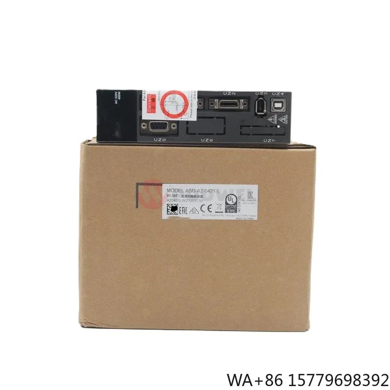 New ASD-A2-0421-L Servo Drive 400W 220V AC 3 Phase CNC Motor Control IP65 Waterproof Industrial Amplifier CANopen RS485