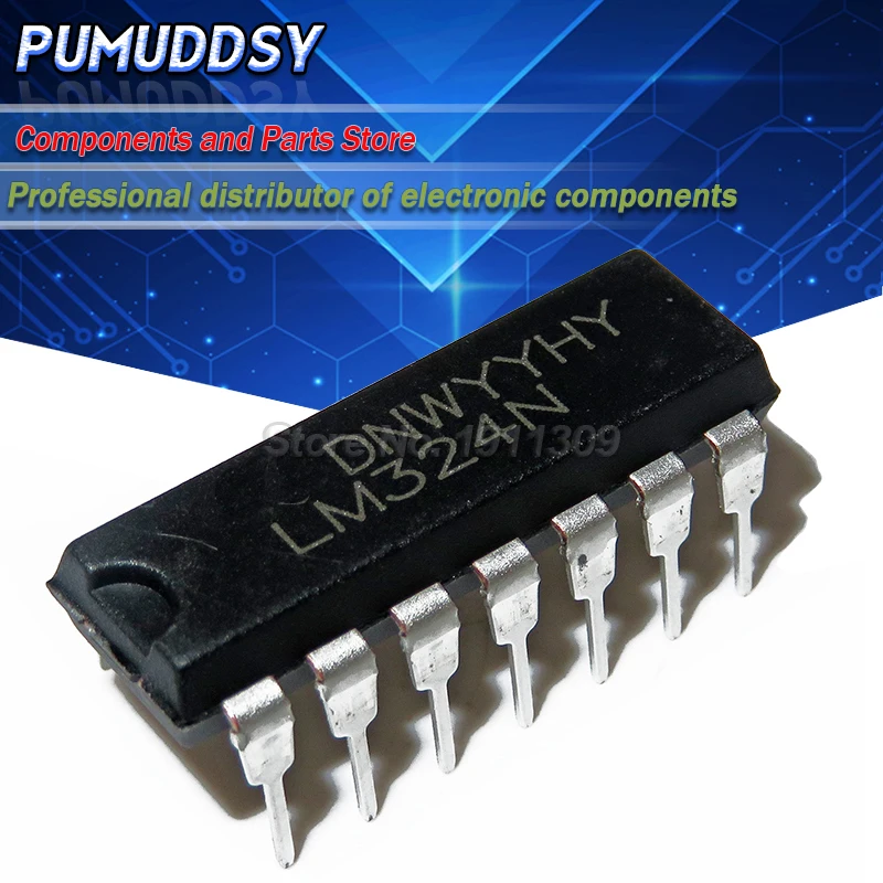 10pcs LM324 LM358 LM339 LM386 LM324N LM339N LM358P LM386N LM393P DIP8