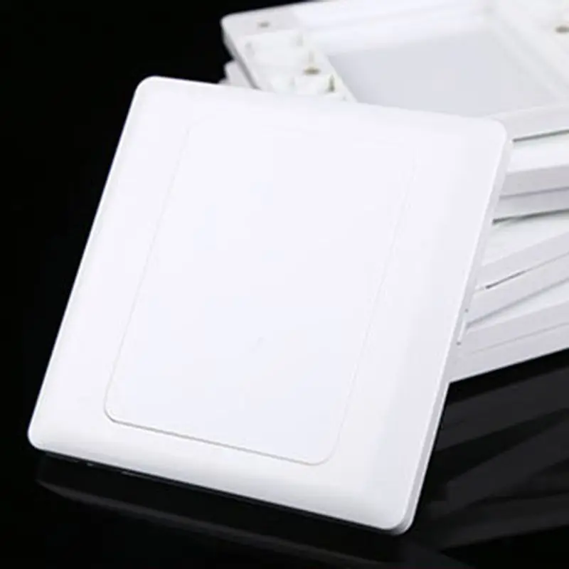 86x86mm Electric Wall Switch Socket Blank Cover Panel Whiteboard ABS Outlet Plate Bezel Tool