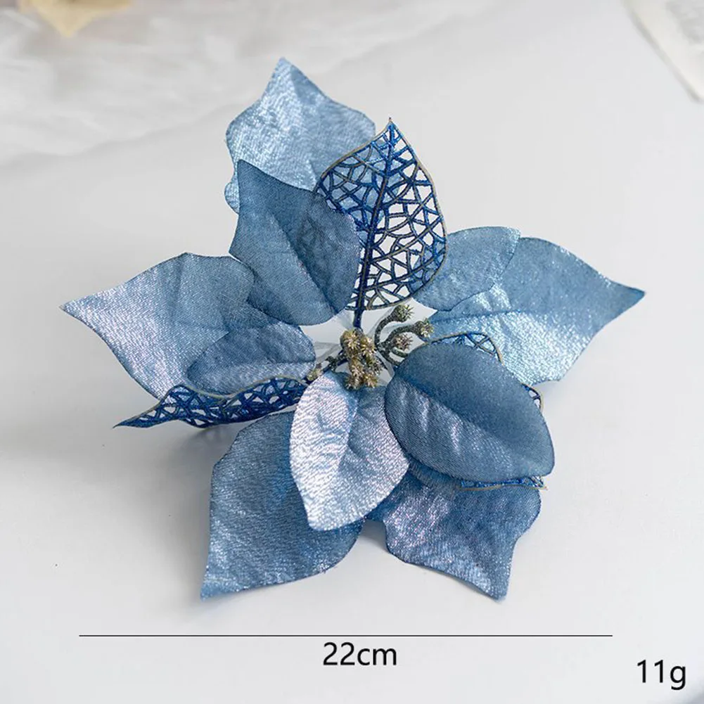 Decorate Christmas Flower Decoration Garden Party Wedding 1pcs Christmas Flower Christmas Wreaths High Quality