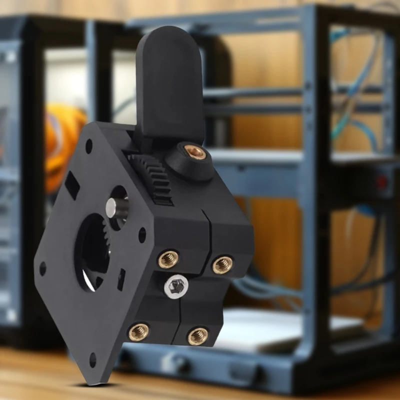 Metal Double Gear Driven Extruder Proximity Extrusion Upgrades for Ender 3, Improved Printing Speed and Precise 601B