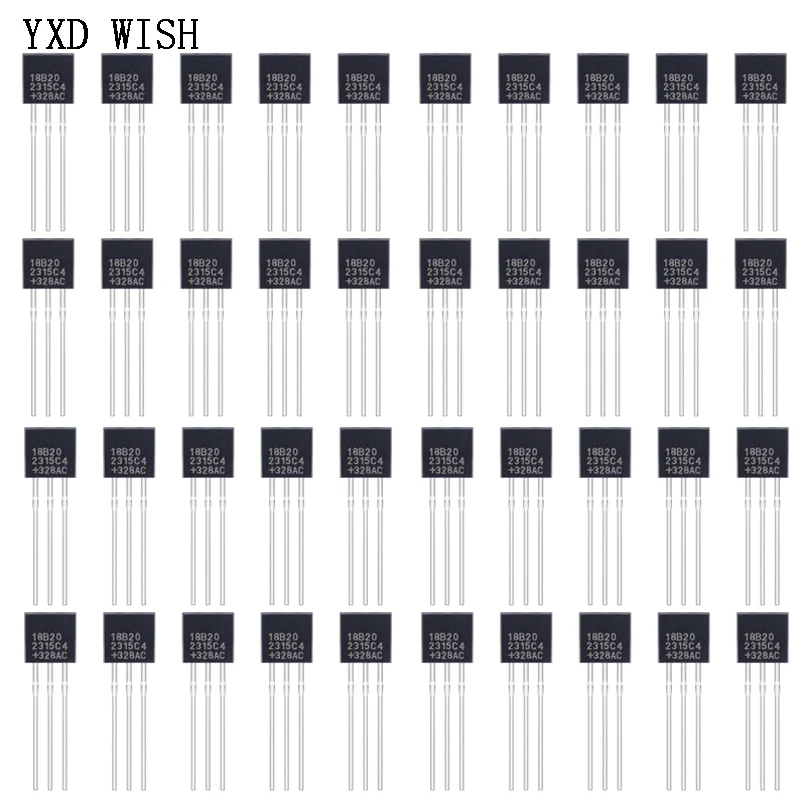 100Pcs DS18B20 TO-9…