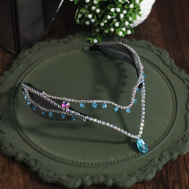 Ballet Hair Accessories Esmeralda Variations Green Headwear Crown Bracelet Handmade Professional Customization