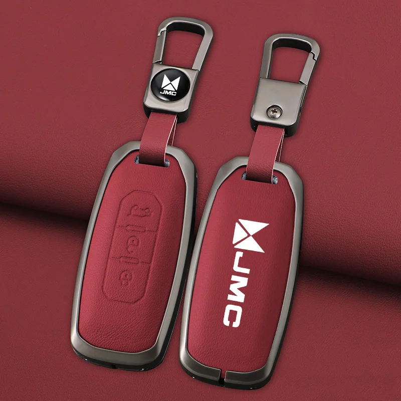 Funda de aleación de Zinc para llave remota de coche, carcasa protectora Territorial para Jiangling JMC Domain Tiger 7 9, accesorios para llavero de coche