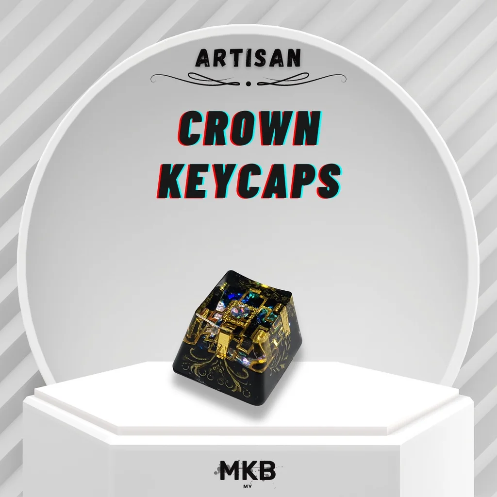 [STOCK PRONTO] Keycap Artisan Novelty para teclado Mecânico - Coroa