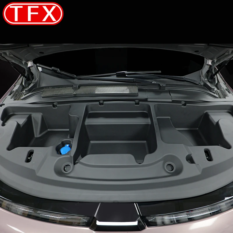 For Xpeng G6 XiaoPeng 2023 2024 Car Styling Front Hood Storage Box Protective Installation Plate Trunk Storage Auto Accessories