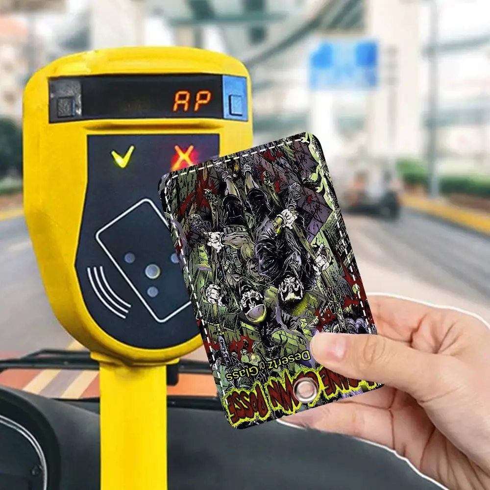 I-Insane مهرج Posse حامل بطاقة طباعة شخصية مناسبة لحامل الفتيات حافظة بطاقات الباب النساء شارة حامل المفاتيح