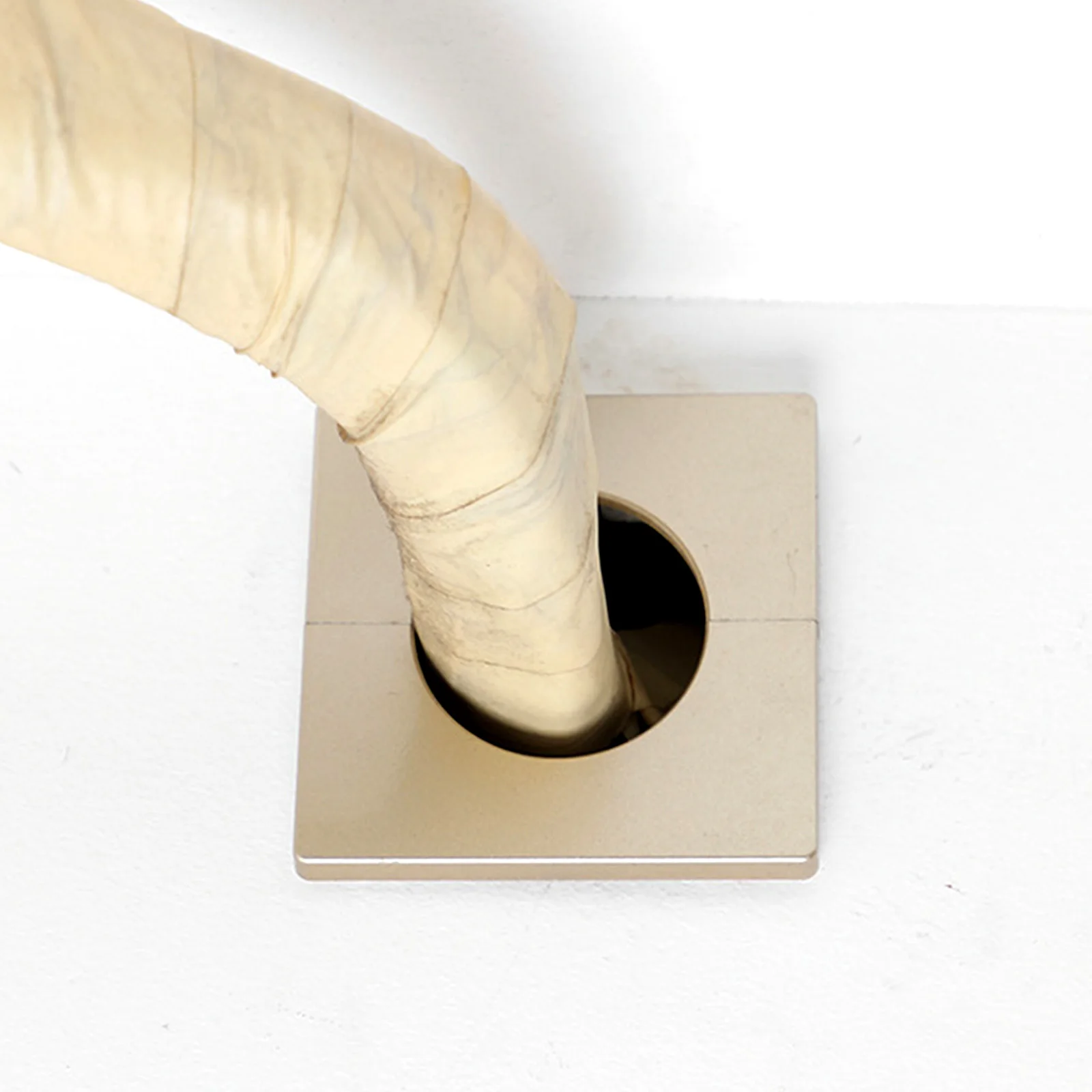 

For Tap Perforations Cover Rosette Pipe Plate Cover Pleasant User Experience Secure Fastening Smooth Touch Frost Resistant