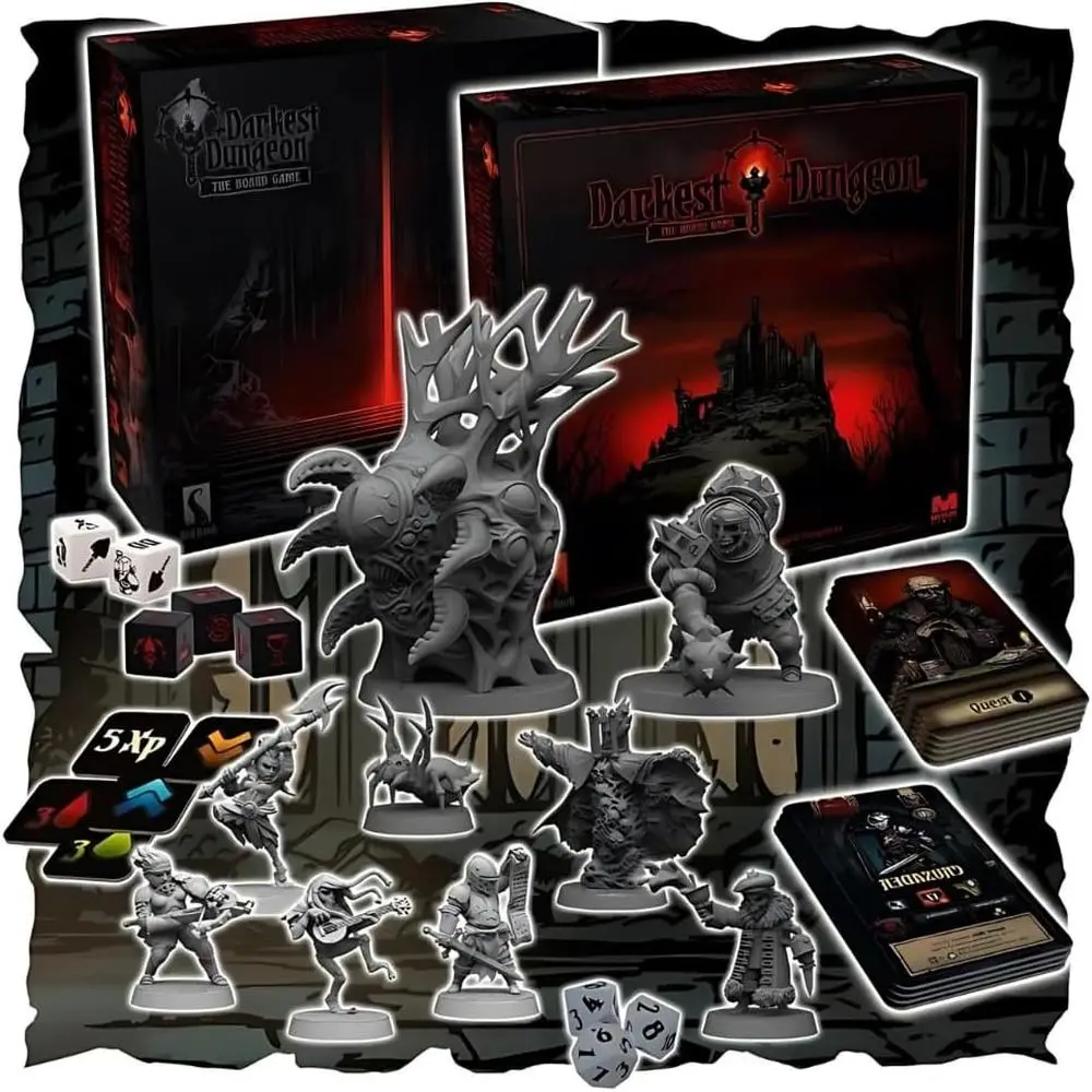 لعبة Darkest Dungeon Board من الألعاب الأسطورية: 1-4 لاعبين، وقت اللعب 90-120 دقيقة، مثالية للمراهقين والكبار 14+