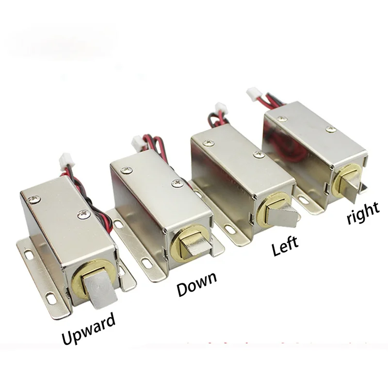 Mini Waterproof Electromagnetic Lock DC 12V Electric Latch Lock Small Electric Control Cabinet Door Lock Access Control