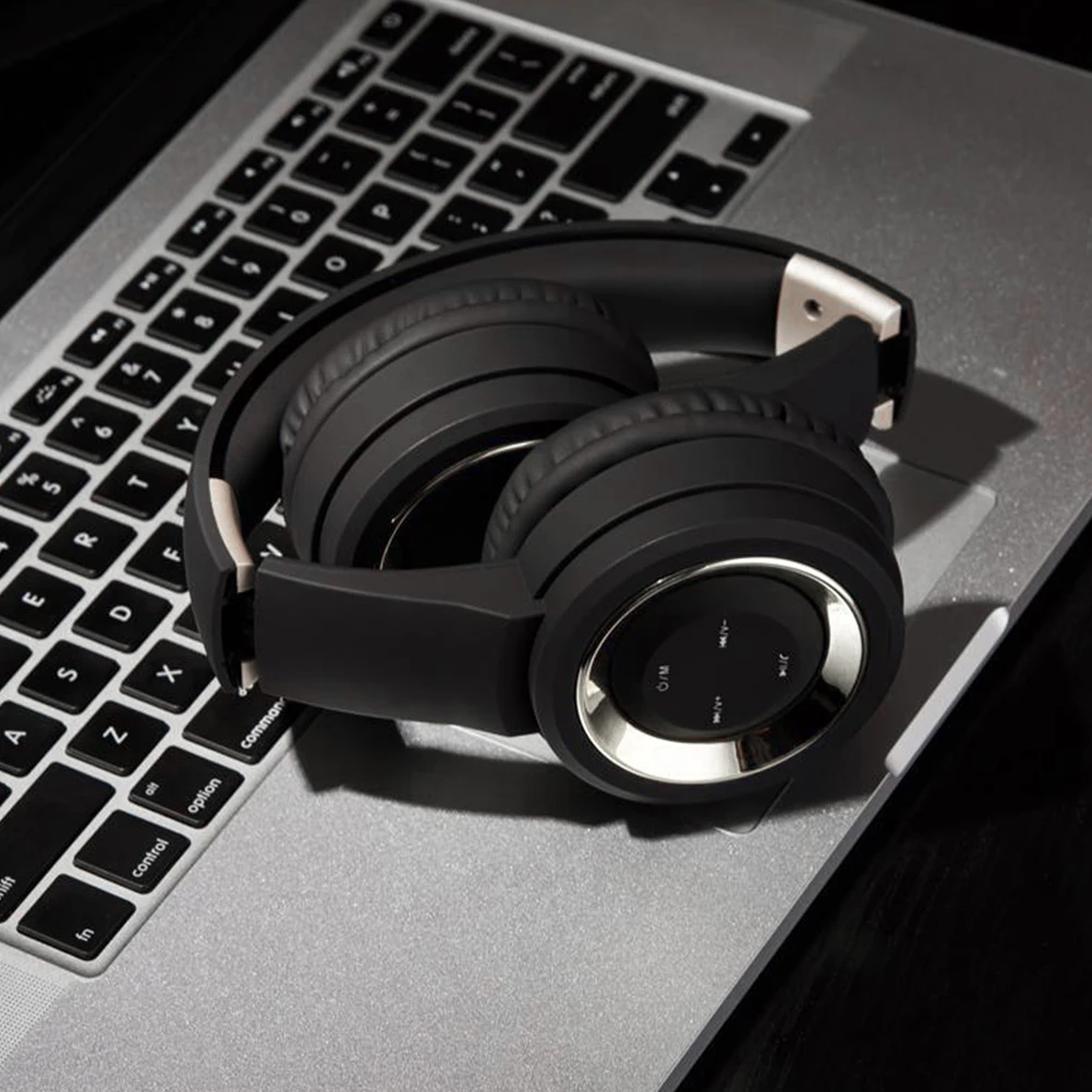 

Headphone Over Ear Stereo Noise Cancelling .1 Tr905 Black Silver Lightweight Pu Earpad Abs Shell Bass Enhanced