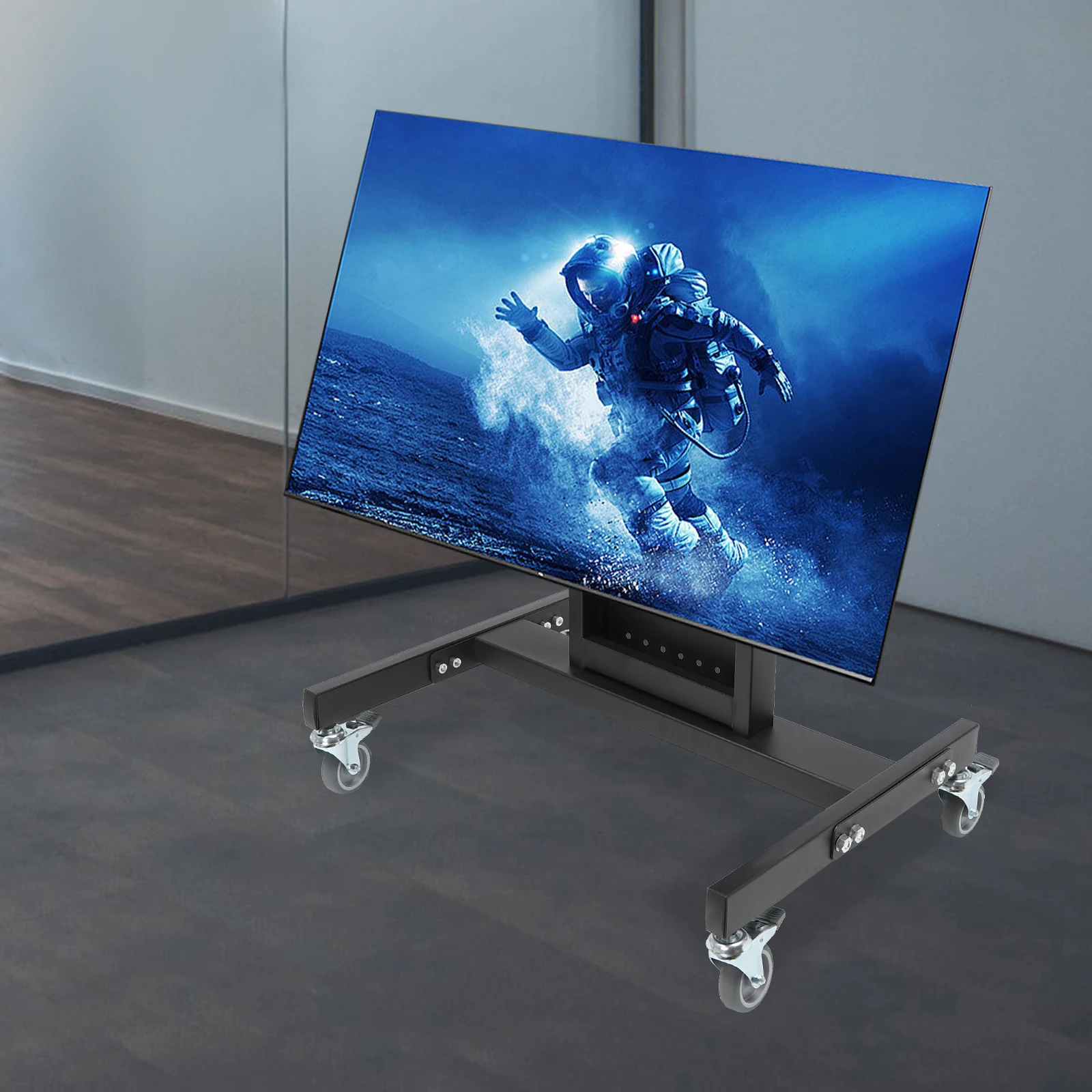 32-65inch TV Stand Rolling TV Mount Stand Trolley Plasma Screen LED LCD Monitor Low Height Stand Cart