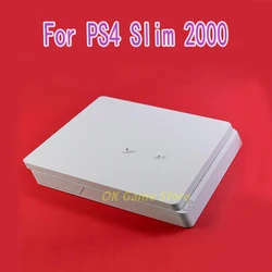 1set Full Set Complete Housing Case For PS4 slim 2000 Console White Color Housing Case House Shell Cover