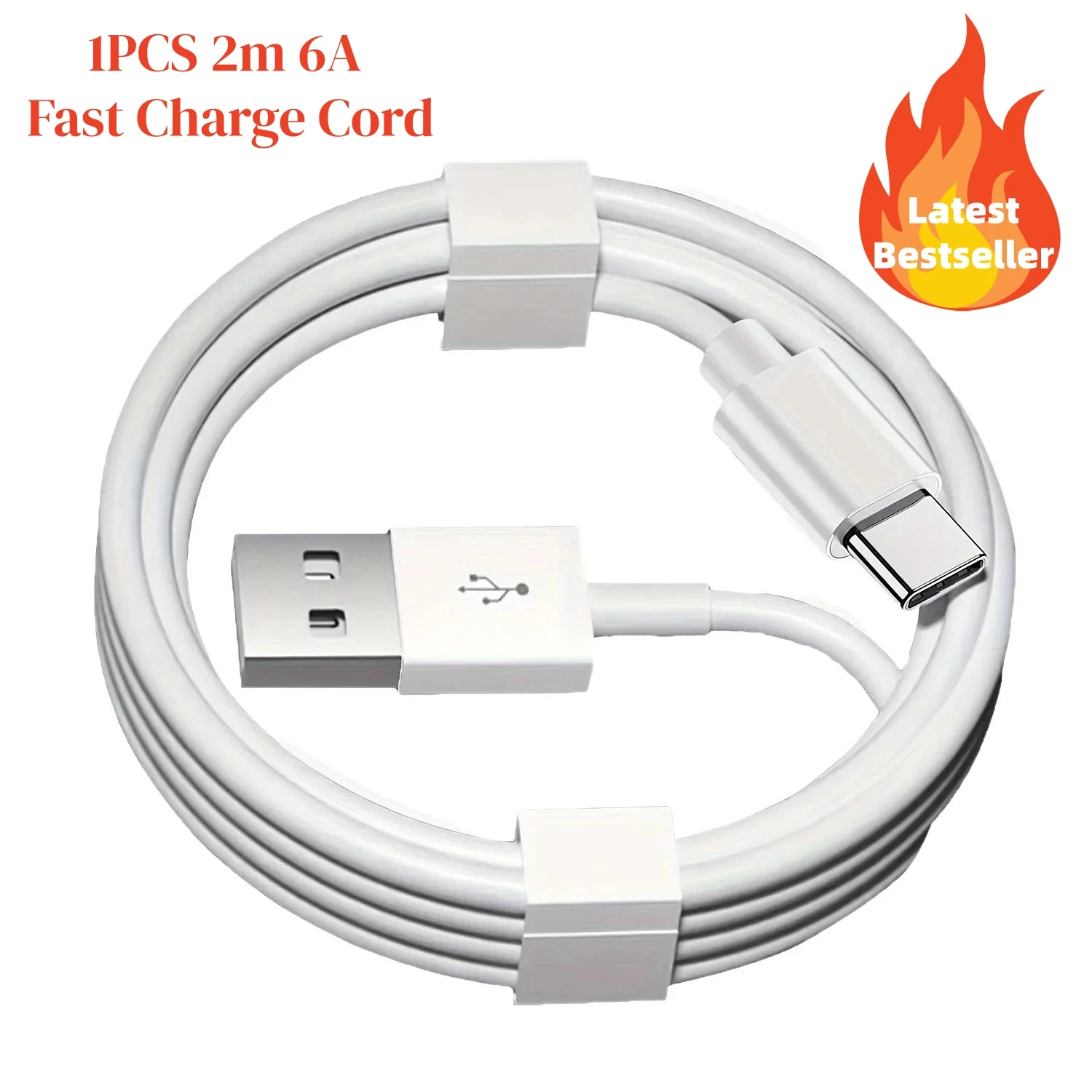 6A 2m Cable Usb Type C Fast Charge Cord for Xiaomi POCO Samsung Mi 17 Pro Max 15 14 Ultra 13 Pro Redmi Note 15 Poco X6