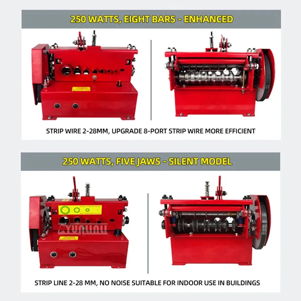Fully Automatic Electric Wire Stripping Machine Copper Cable Stripping Machine Waste Wire Recycling Equipment