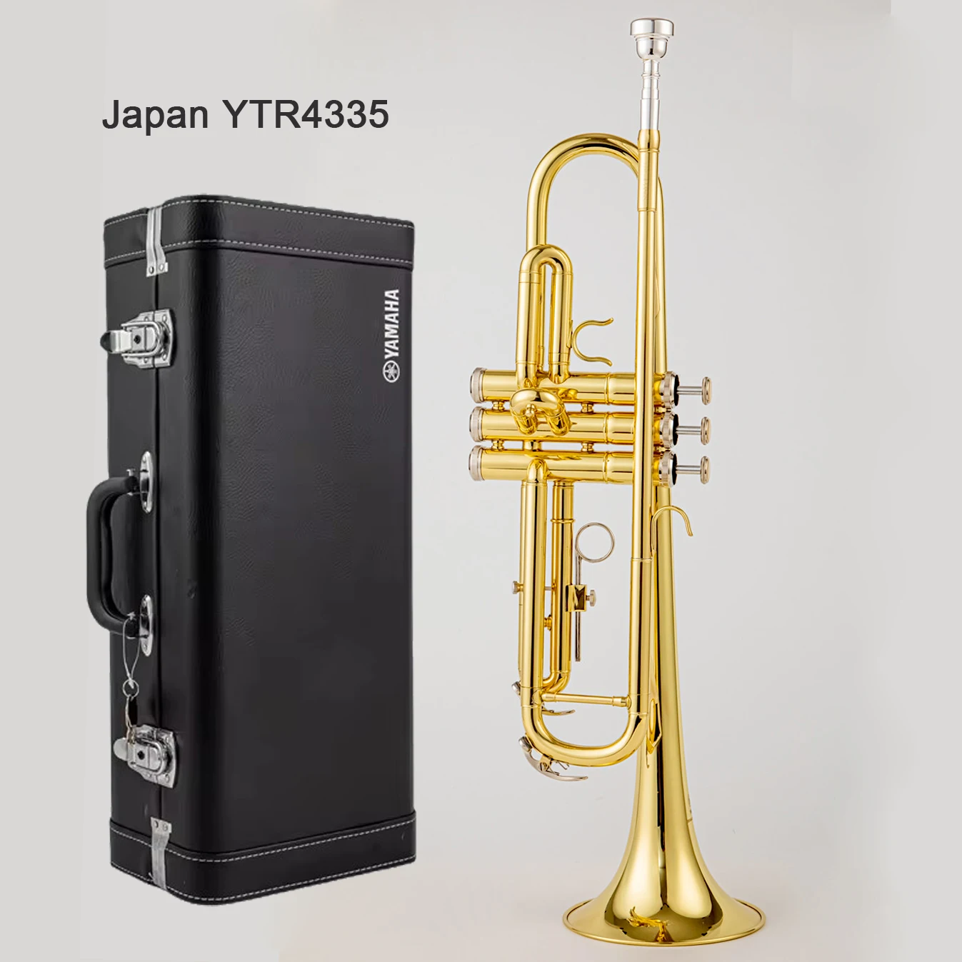 

Made in Japan quality 4335 Bb Trumpet B Flat Brass Silver Plated Professional Trumpet Musical Instruments with Leather Case
