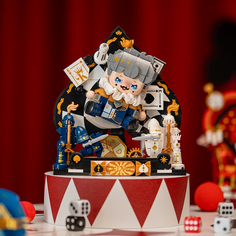 Weekit Fiaba Poker Face Building Block Creativo Bel Re Regina Cavaliere Joker Testa grande Figure Modello Mattoni Giocattolo per bambini Regalo