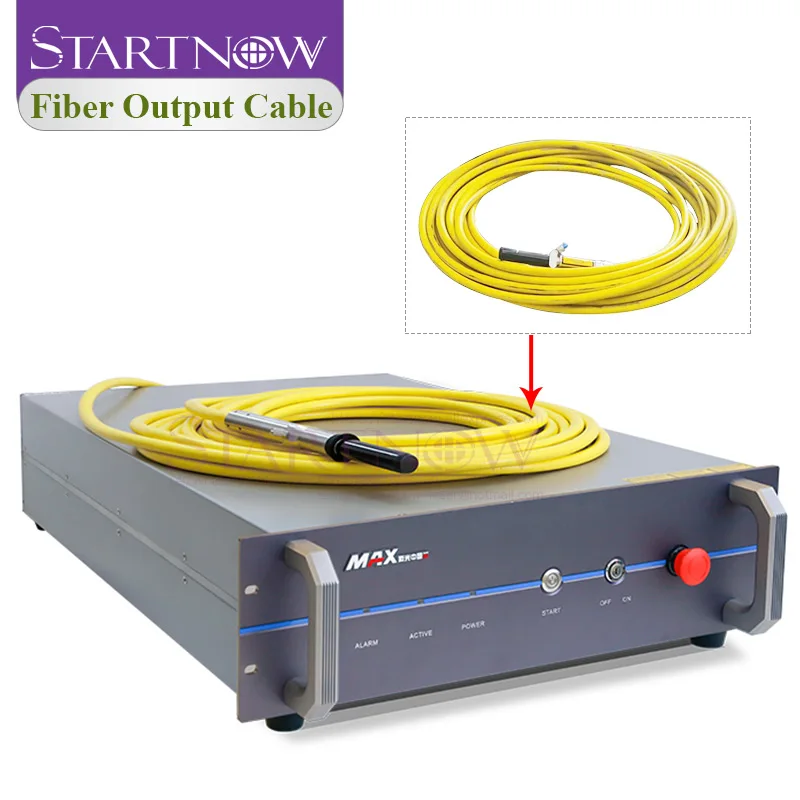 Startnow Fiber Laser Patch Cord 10M FSI600 D80 QBH Optical Signal Cable 20 Meters 50um For IPG Raycus MAX Laser Source