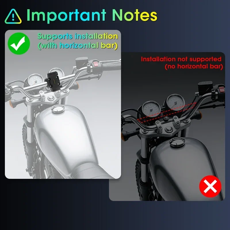 Navegación GPS Universal para motocicleta estilo BMW, 7 ", con soporte de estilo Original, inalámbrico, Carplay, Android Auto, IPX7, resistente al agua