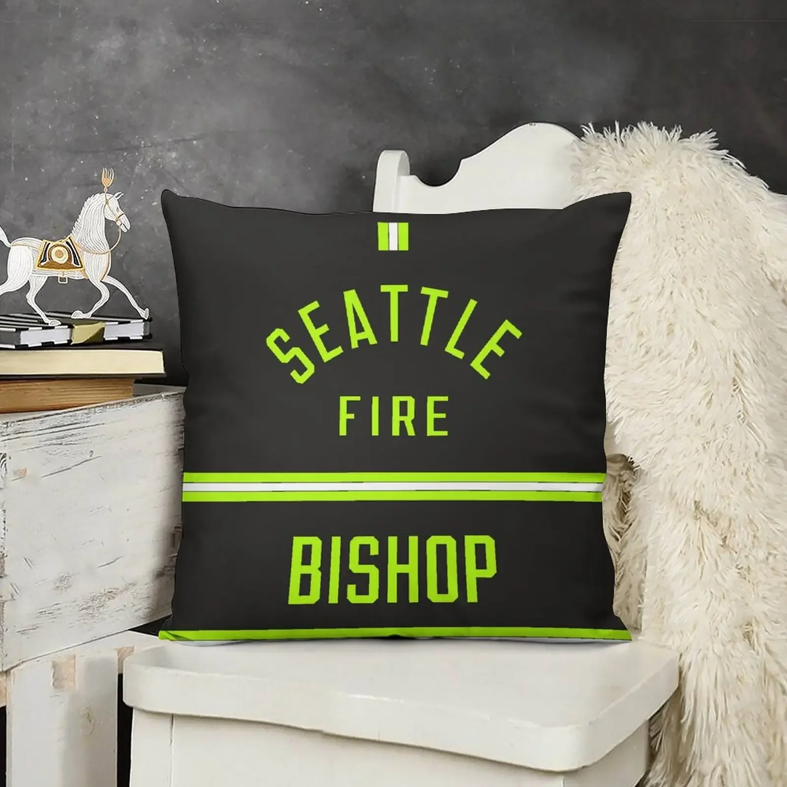 Station 19 - Seattle Fire Bishop Turnouts Pillow Throw Pillow Pillowcase Cushions For Decorative Sofa pillow
