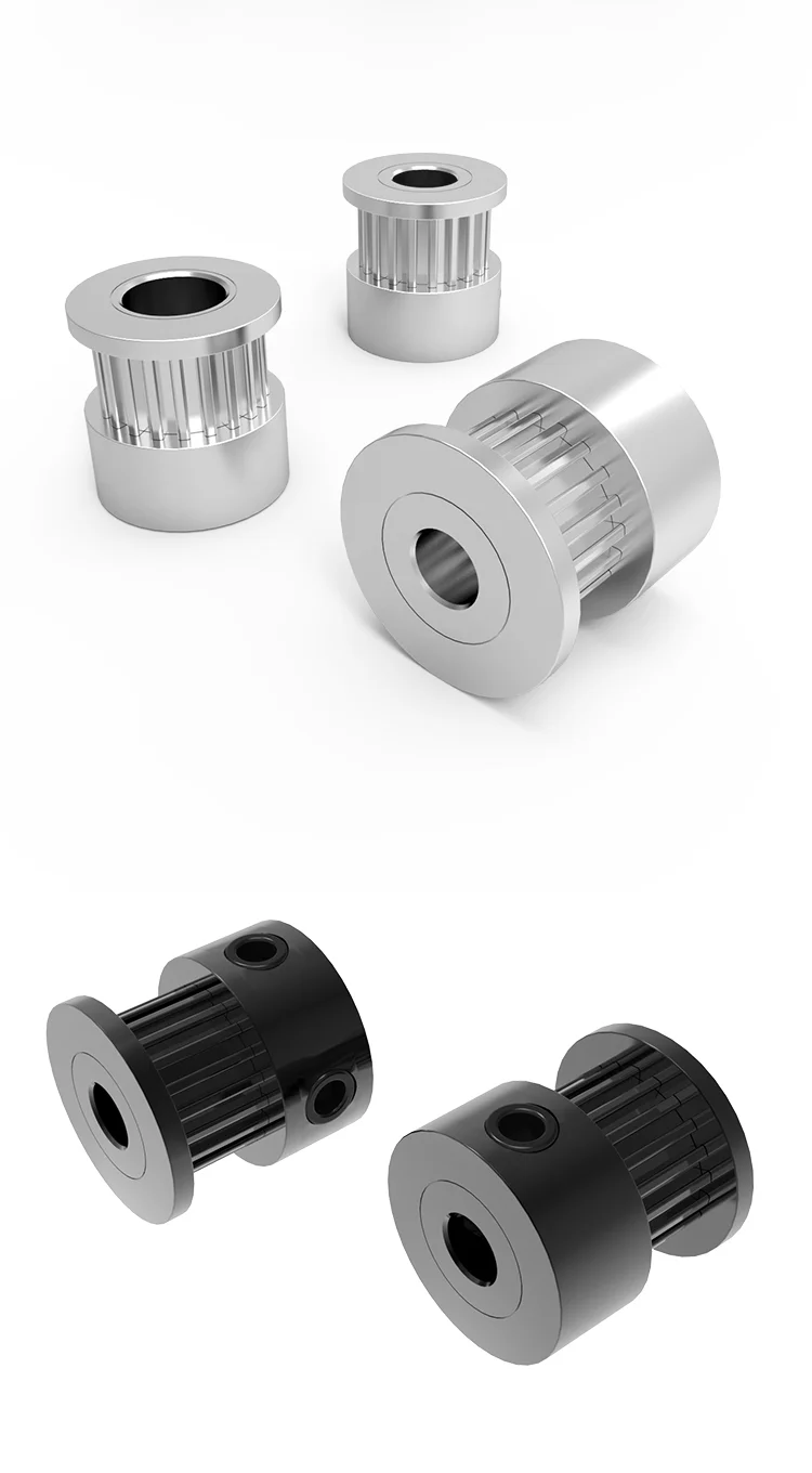 2GT Synchronrad 16 20 30 36 40 Zähne, 2GT Zahnriemenscheibe Bohrung 4/5/6/6,35/8mm für GT2 Zahnriemen Breite 6mm 3D-Drucker CNC-Teile – Detail 6