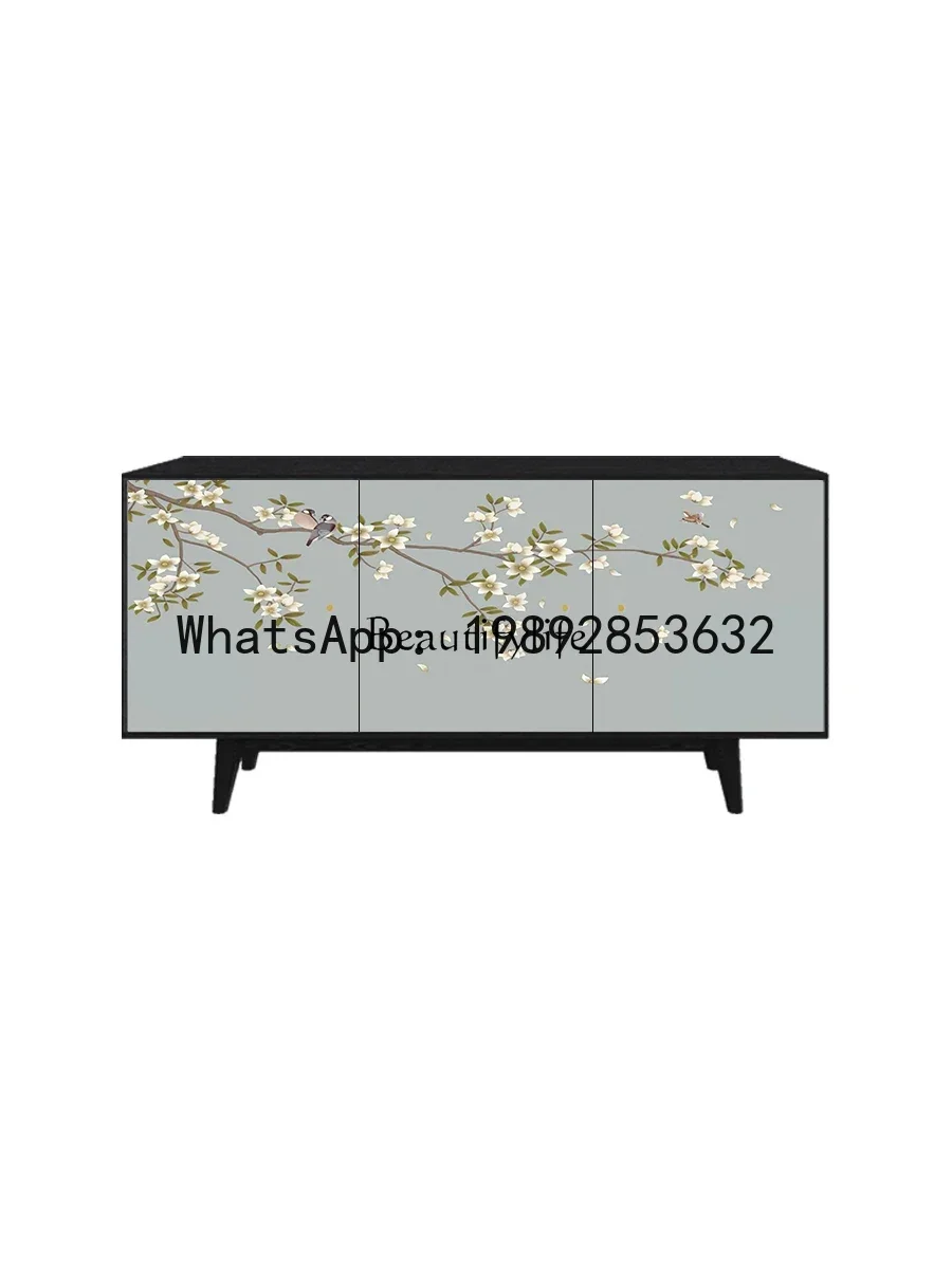 HH2 GG8Nuova divisoria per corridoio in stile cinese, armadio da ingresso a parete in legno massello, moderno e leggero, di lusso