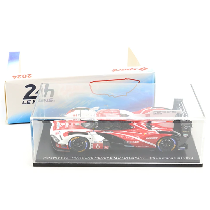 Étincelle 1/43 963 n° 4, n° 5, n° 6 Le Mans 24 heures 2024 modèle de voiture en résine de simulation, jouets pour garçons, ornements de collection pour adultes.