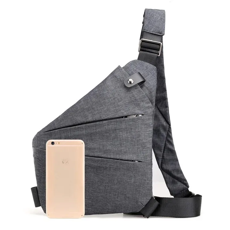 Tour Large Capacity Close Fitting Armpit Anti-theft Identification Money Invisible Running Ultra-thin One Shoulder Crossbody Bag