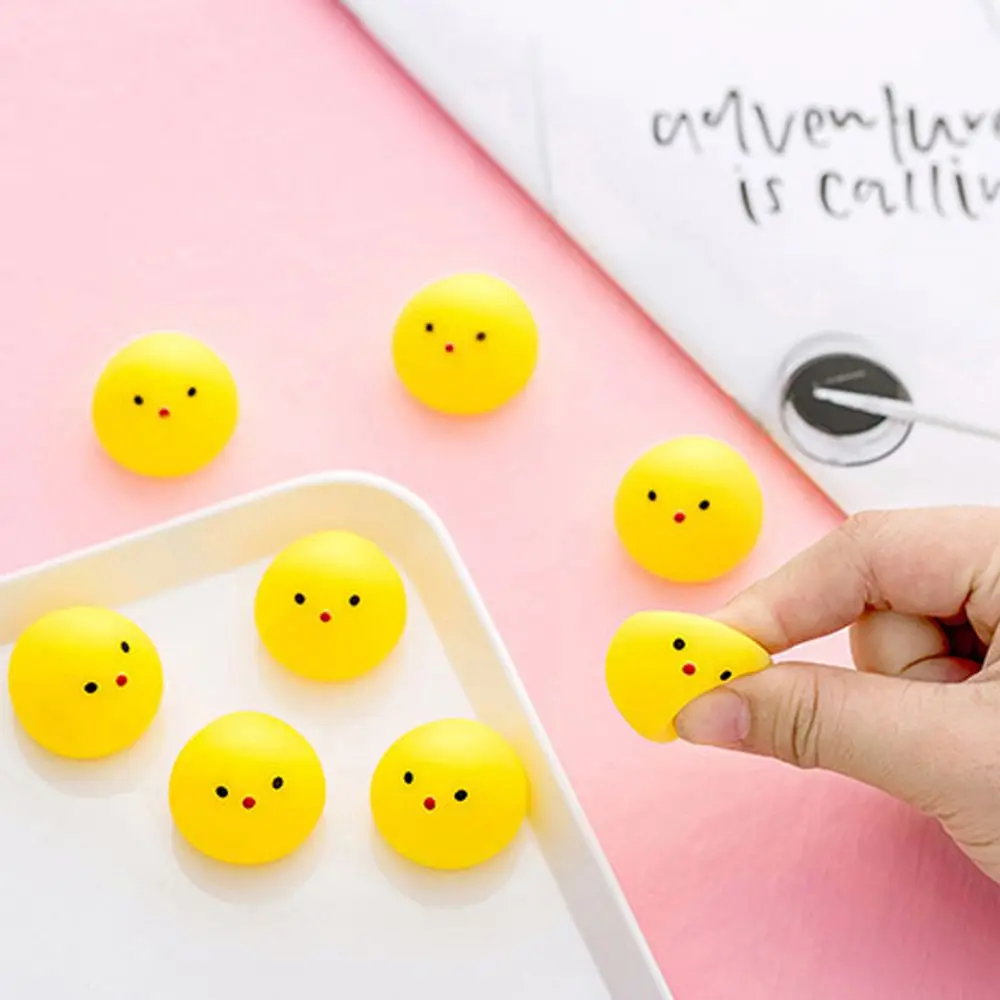 Novelty Kawaii Antistress Fidget Toys Relief Stress Stretchable Antistress Toys Squish Toys Squeeze Toy Yellow Chick