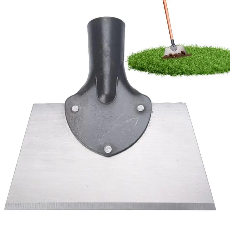 

Steel Flat Shovel Multi-Functional Garden Scraper Shovel Rust Resistant Farm Weeding Planting Shovel for Digging Cleaning Tool