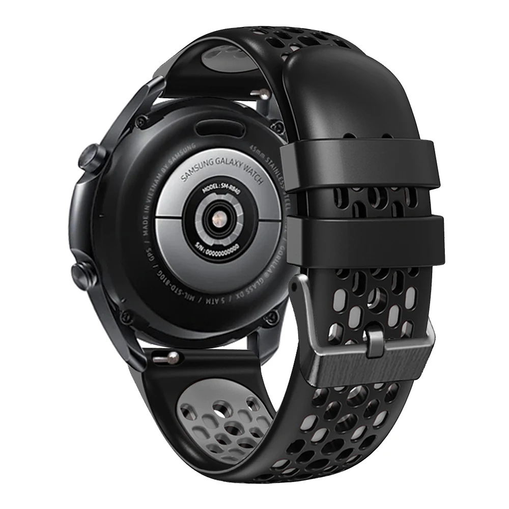 Zamiennik 22mm pasek do Huawei Watch4/zegarek 4 Pro silikonowa opaska do Huawei Watch GT 2 3 GT2 GT3 Pro 46mm bransoletka na nadgarstek
