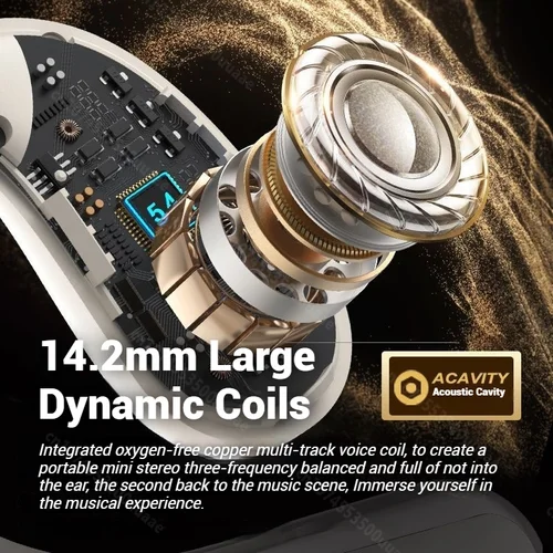 Imagen 2 del producto Monster Open Ear AC330 auriculares Bluetooth conducción de aire auriculares deportivos estéreo HiFi Bluetooth 5,4 Ture auriculares inalámbricos TWS