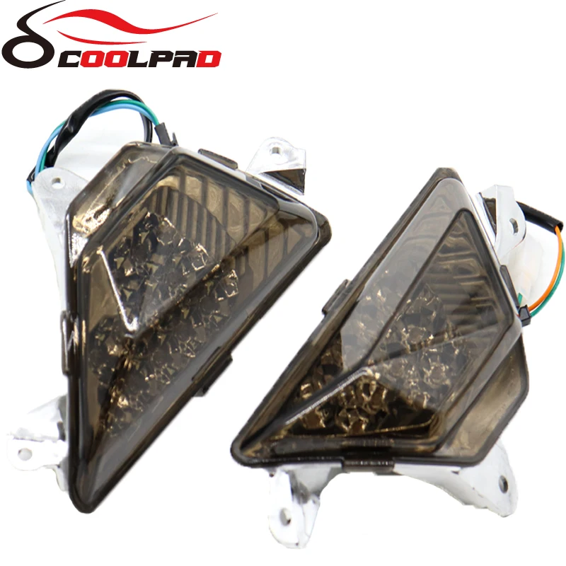 Front Turn Signals For KAWASAKI NINJA 400 LED 250 300 650 1000 ZX-6R ZX6R Motorcycle Accessories Lamp Flashing Indicator Light