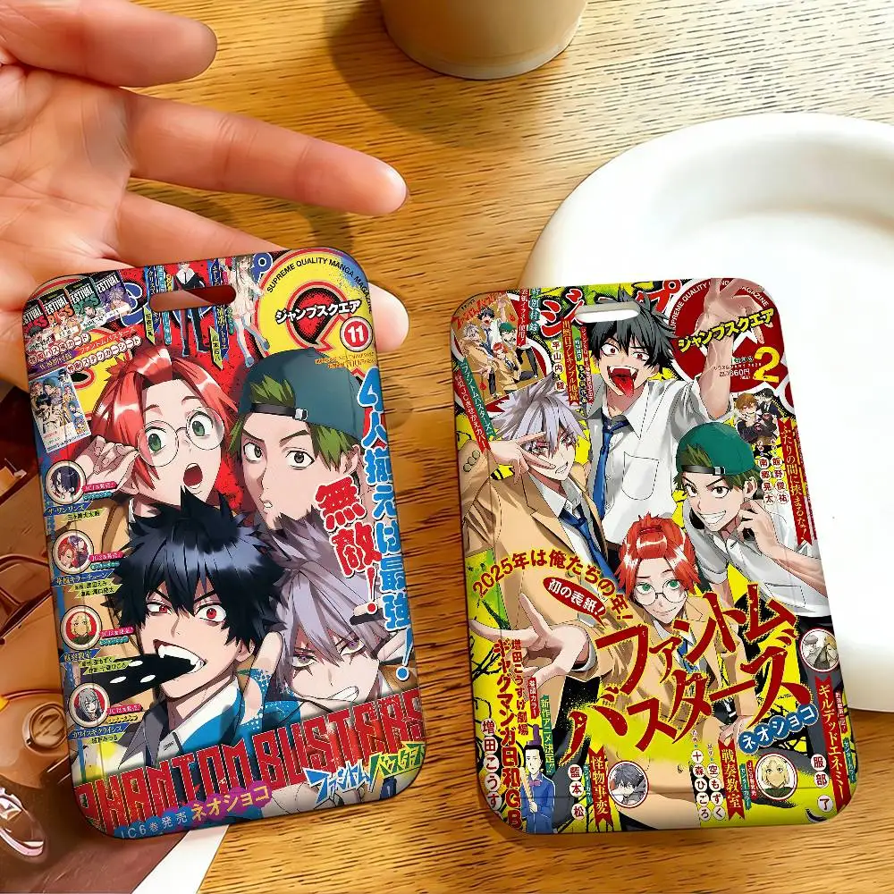 Anime P-Phantom Busters Lanyard For Keys Chain Credit Card Cover Pass Charm Straps ID Badge Holder Key Accessories Gifts