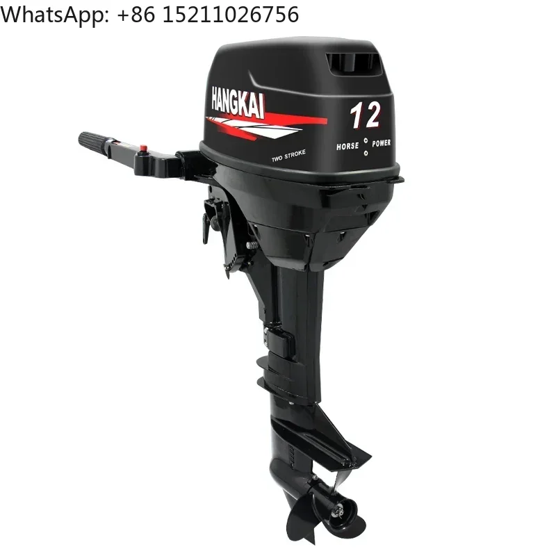 Whosale Chinese New Cheap Hangkai Portable 9.8h 12h 2 Cylinder 2 Stroke Outboard Motors Online For Sale