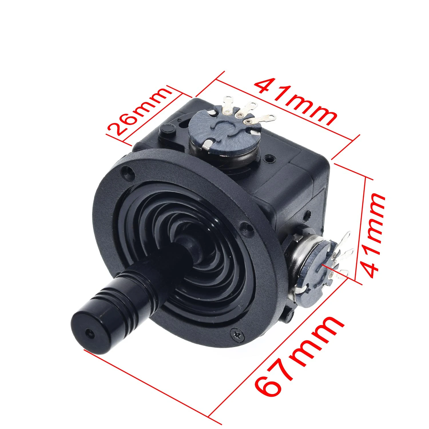 JH-D202X-R2/R4 5K Electric Joystick Potentiometer 2-axis 2D Monitor Keyboard Ball Joyrode Controller For Photographic film Tool