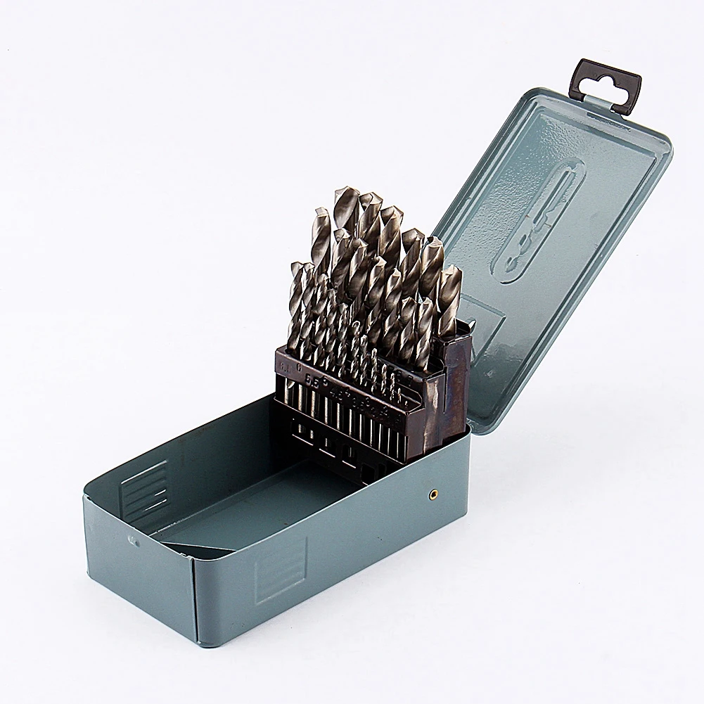 Power Tool Accessory HSS Metal Drill Set High Quality Twist HSS Metal Drill Set Drilling Bit Tool 1‑13mm New