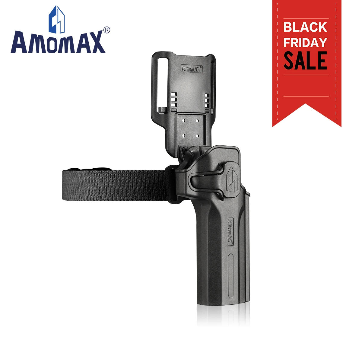 Amomax funda táctica compatible con Águila del desierto con o sin Riel, Tokyo Marui, WE, HFC, KWC, Cybergun Desert Eagle