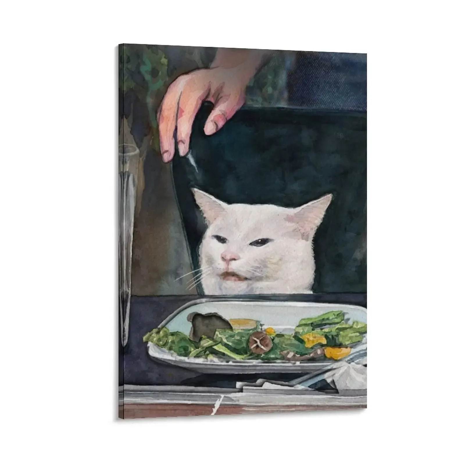 

Woman Yelling at Cat Meme-2 Canvas Painting home decoration luxury Wall decoration poster fashion wall paintings