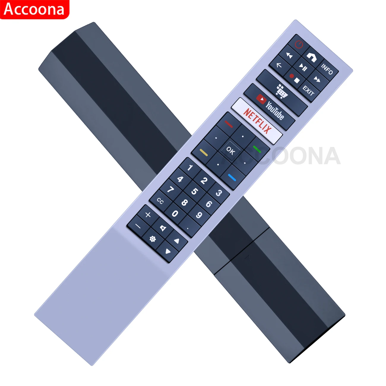 ريموت كنترول rc4183901, 398gr10beacn003ph, 32s5295, 43s5295, للتلفاز الذكي, تلفاز led, مع اليوتيوب وnetflix