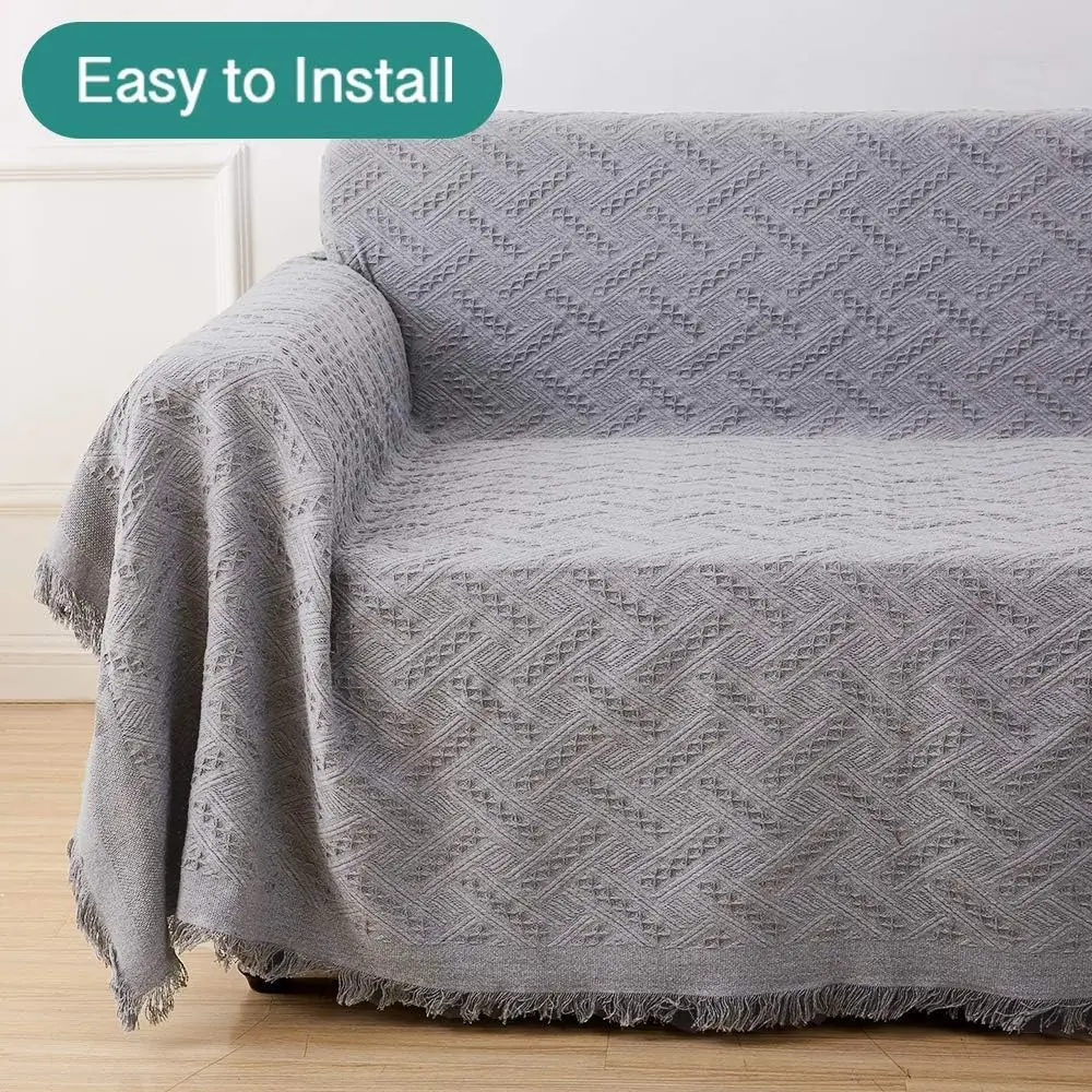 

Rose Home Fashion Geometrical Sofa Cover, Couch Cover, Couch Covers For 3 Cushion Couch, Couch Covers For Sofa, Sofa Covers For