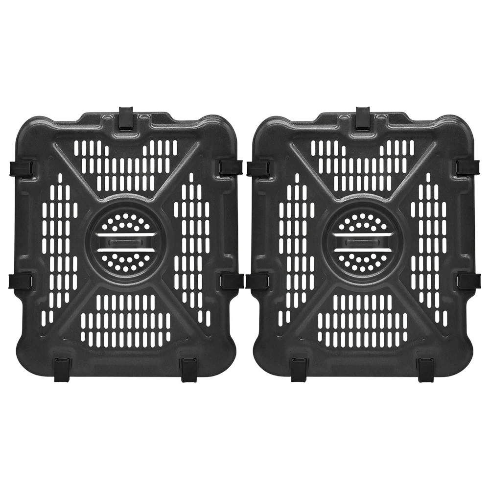 Grill Pan for Air Fryer SL201 SL400 SL401 SL451 Replacement Crisper Plate Stainless Steel 8.7'' x 7.2'' x 1.8'' Black view 3
