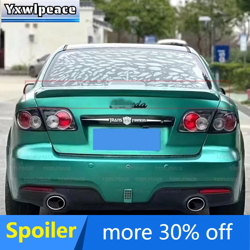 

For Mazda 6 2003-2013 ABS Plastic Unpainted Color Rear Trunk Lip Spoiler Body Kit Accessories