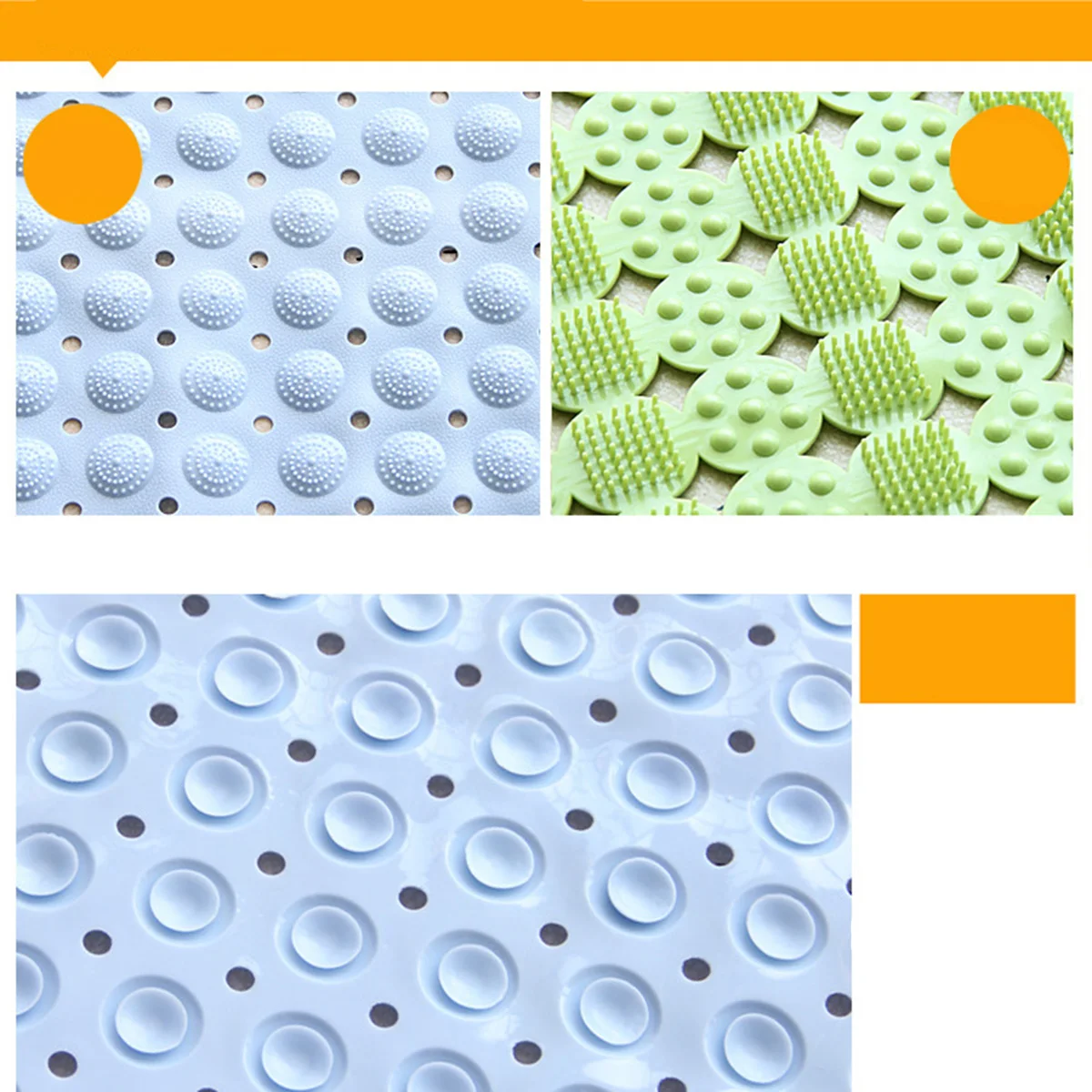 

48 X48cm Non-slip Mat Bath for Tub Mats with Suction Cups Rugs Bathroom Anti-fall