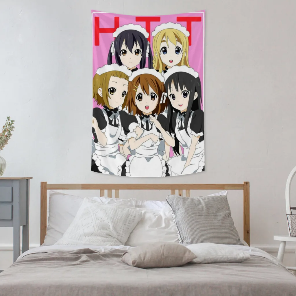 New Debut Anime Kawaii K-on! Tapestry   Room Ornaments Decoration Bedroom Wall Décor