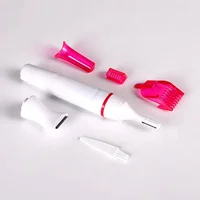 5 In 1 Set Women Epilator Female Eyebrow Trimmer Lady Shaver Hair Removal Shaver Machine Face Depilador Bikini Depilatory Tool 6