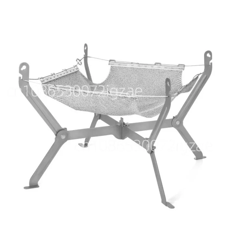 Fire Rack Grill Titanium Alloy Campfire Stove Fire Pit Camping Bonfire Wood-burning stove
