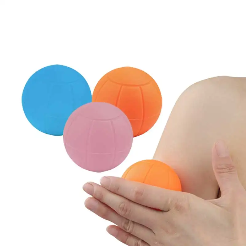 

Silicone Massage Lacrosse Ball for Sore Muscles Release Physical Therapy Equipment Back Foot Plantar Fascitis