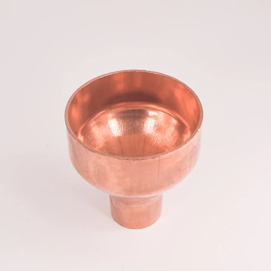 67 76 80mm To 22 28.6 32 35 38 42 54mm ID 99.9% Copper End Feed Solder Reducer Reducing Fitting Coupler For Air Condition